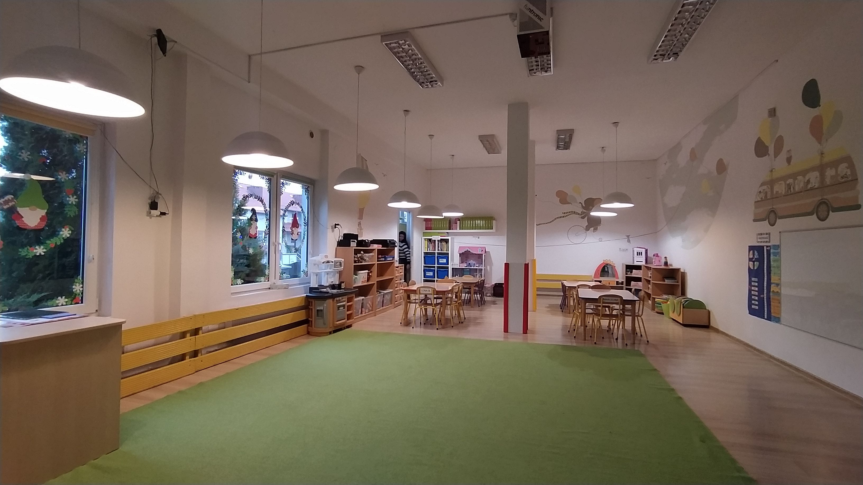 Sala przedszkolna przygotowana na przyjęcie dzieci